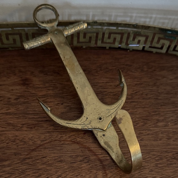 Other - Elegant Vintage Brass Anchor Wall Hook